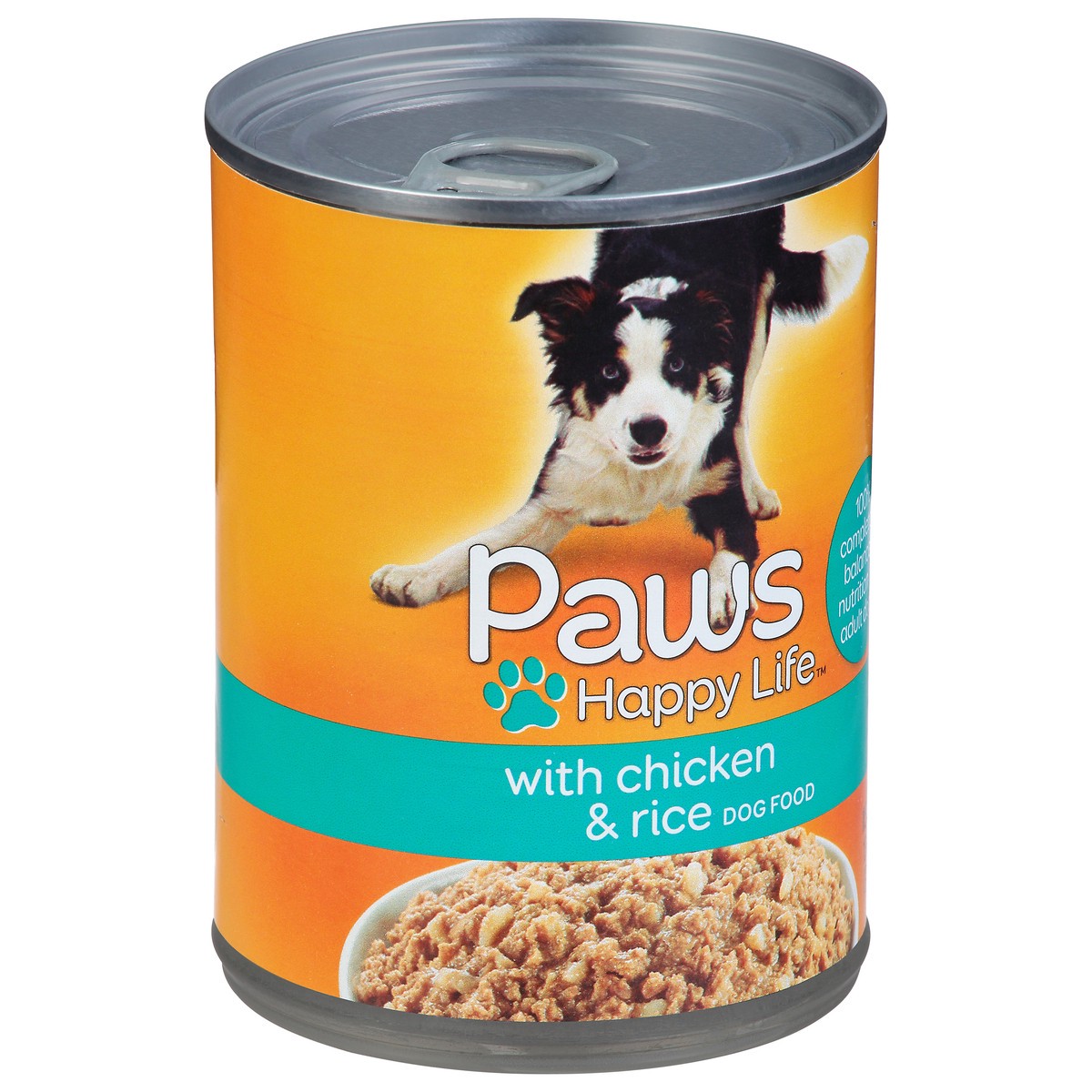 slide 2 of 9, Paws Happy Life Dog Food With Chicken & Rice, 13.2 oz