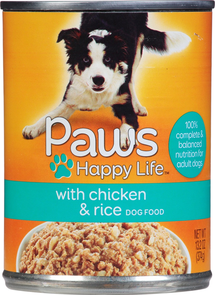 slide 7 of 9, Paws Happy Life Dog Food With Chicken & Rice, 13.2 oz