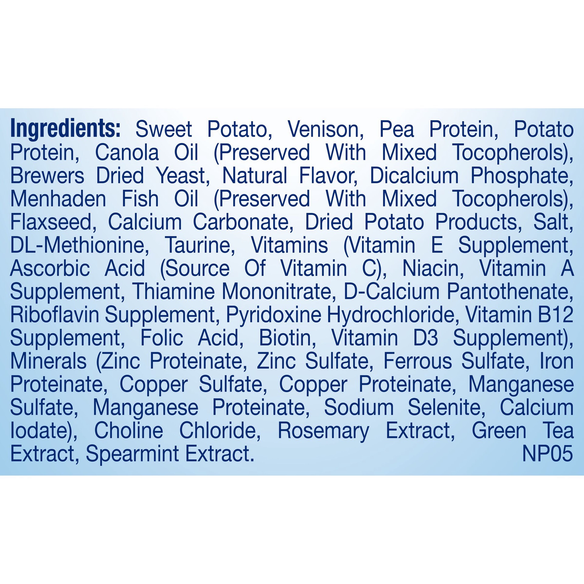 slide 5 of 5, Natural Balance Limited Ingredient Diet Adult Dry Dog Food - Grain Free, Sweet Potato & Venison, 4 lb