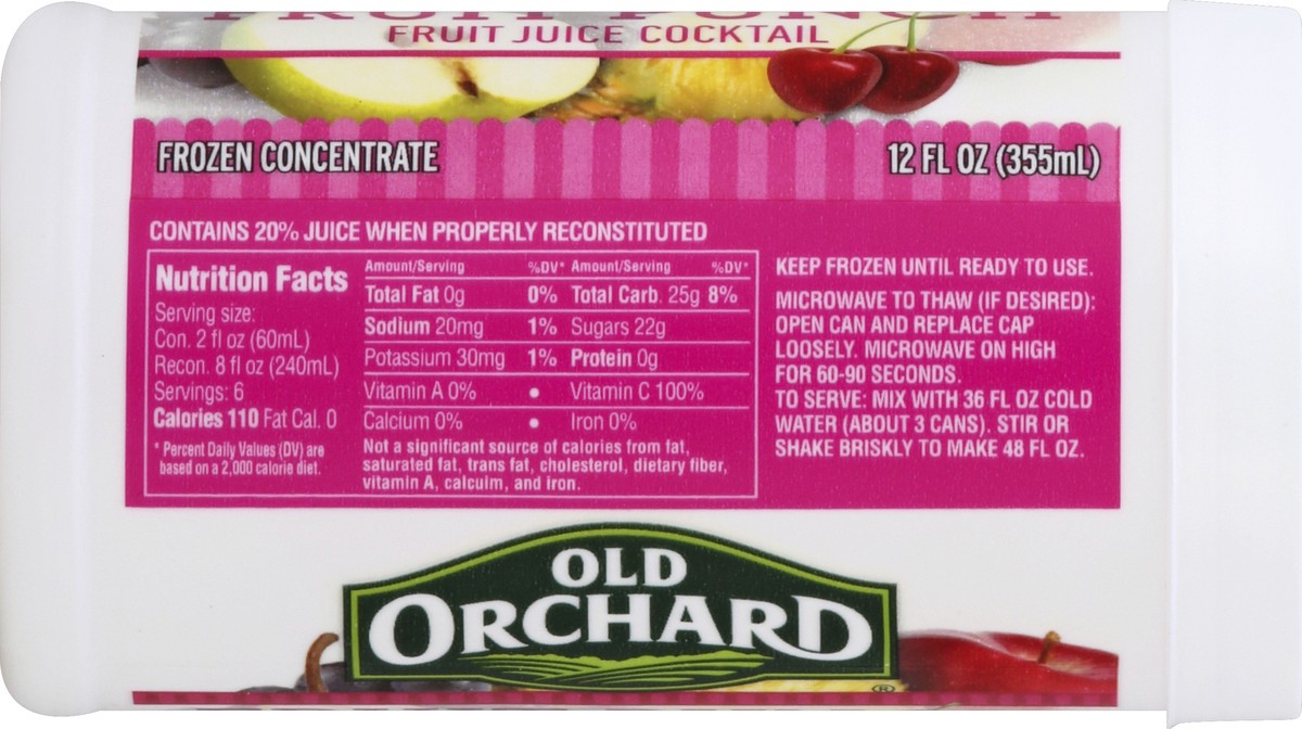 slide 2 of 4, Old Orchard Fruit Juice Cocktail 12 oz, 12 oz