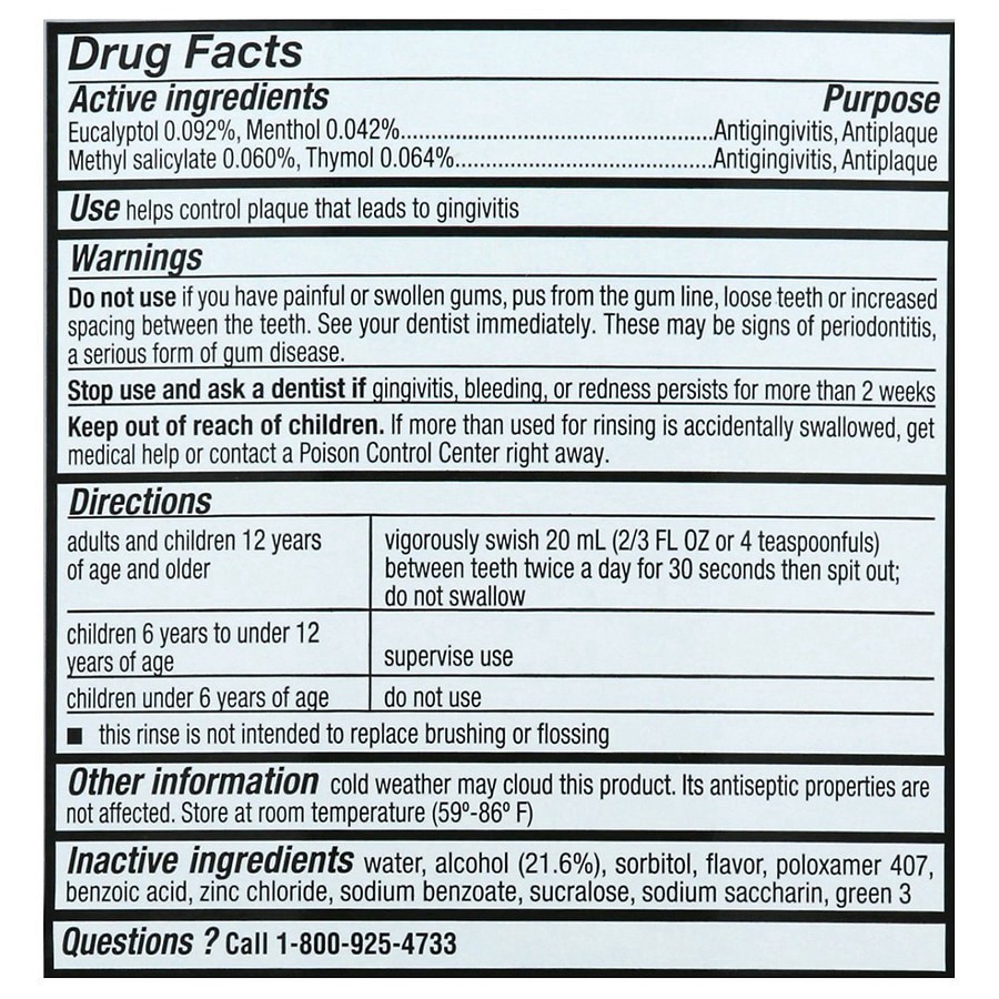 slide 2 of 4, Walgreens Mint Tartar Control Plus Antiseptic Mouth Rinse, 33.8 fl oz