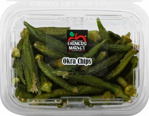 slide 1 of 1, Harris Teeter Okra Chips, 4.5 oz