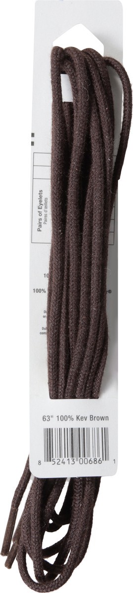 slide 3 of 11, Griffin Bros. 100% Kev Brown Heavy Duty 63 Inch Laces 1 Pair, 1 ct