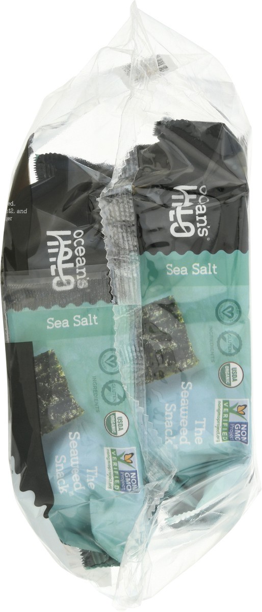 slide 10 of 12, Ocean's Halo Organic 4 Pack Sea Salt Seaweed Snacks 4 ea, 4 ct