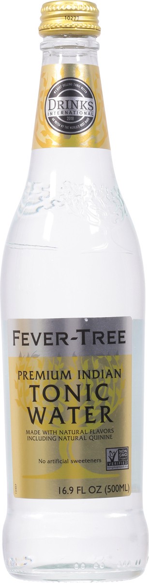 slide 5 of 9, Fever-Tree Premium Indian Tonic Water 16.9 fl oz, 500 ml