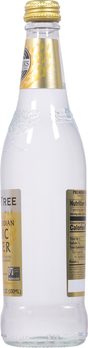 slide 6 of 9, Fever-Tree Premium Indian Tonic Water 16.9 fl oz, 500 ml