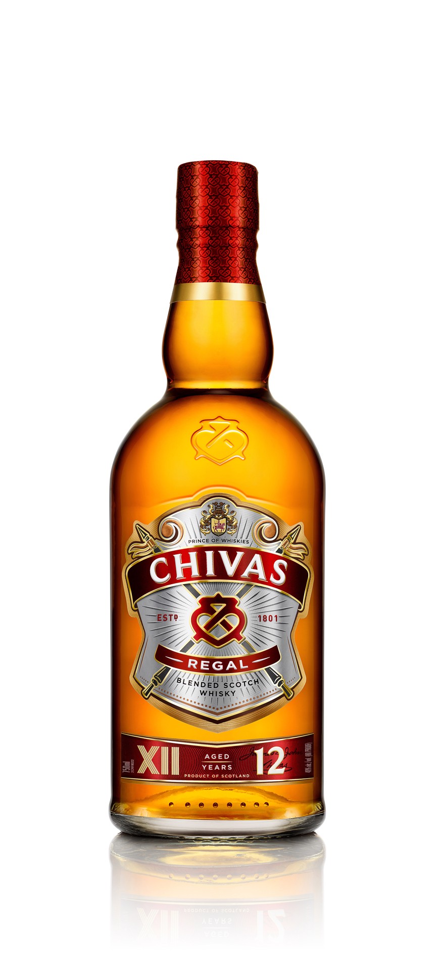 slide 1 of 17, Chivas Regal 12 Year Old Blended Scotch Whisky, 750 mL Bottle, 40% ABV, 750 ml