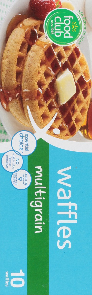 slide 5 of 15, Food Club Essential Choice Multigrain Waffles 10 ea, 10 ct