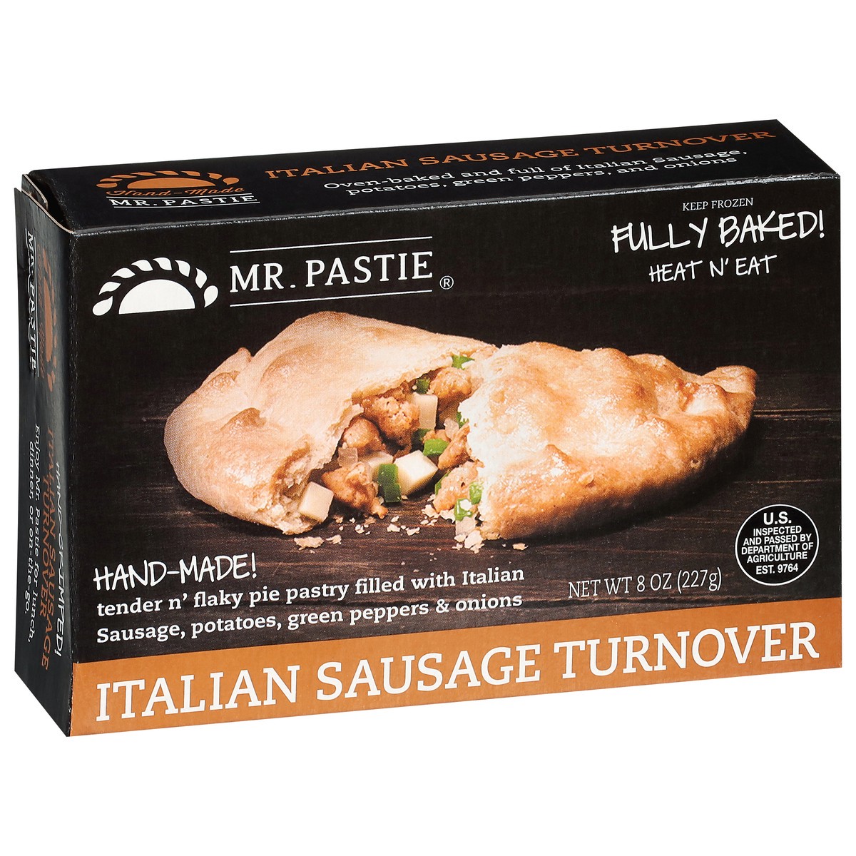 slide 3 of 4, Mr. Pastie Sausage And Pepper Turnover, 8 oz