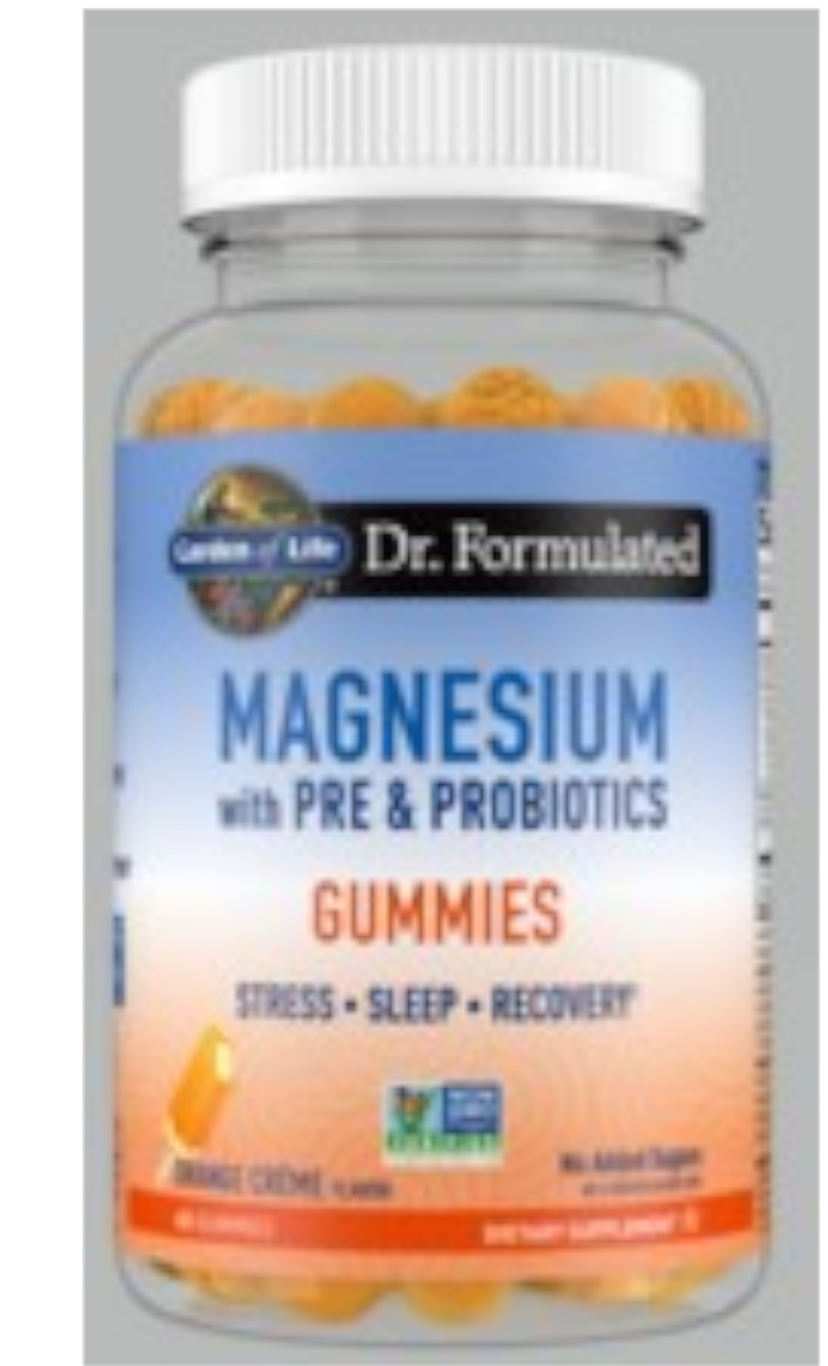 slide 1 of 5, Garden of Life Dr.formulated Magnesium Gummy Orange, 60 ct