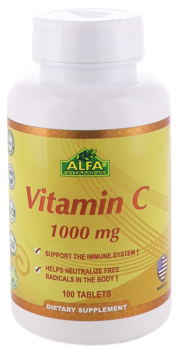 slide 1 of 1, Vitamin C Capsules, 100 ct; 1000 mg