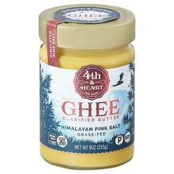 4th & Heart Ghee Butter Himalayan Pink Salt - 9 Oz