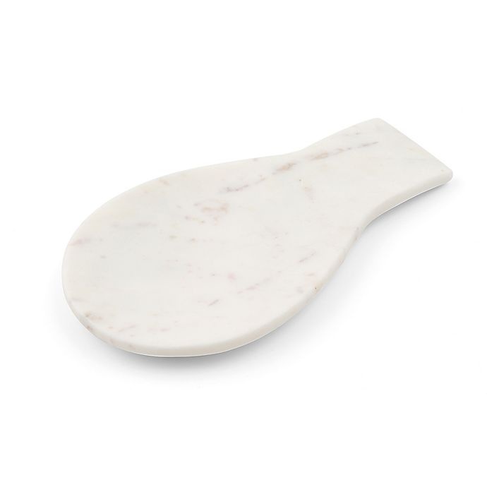 slide 1 of 1, Thirstystone Marble Spoon Rest - White, 1 ct