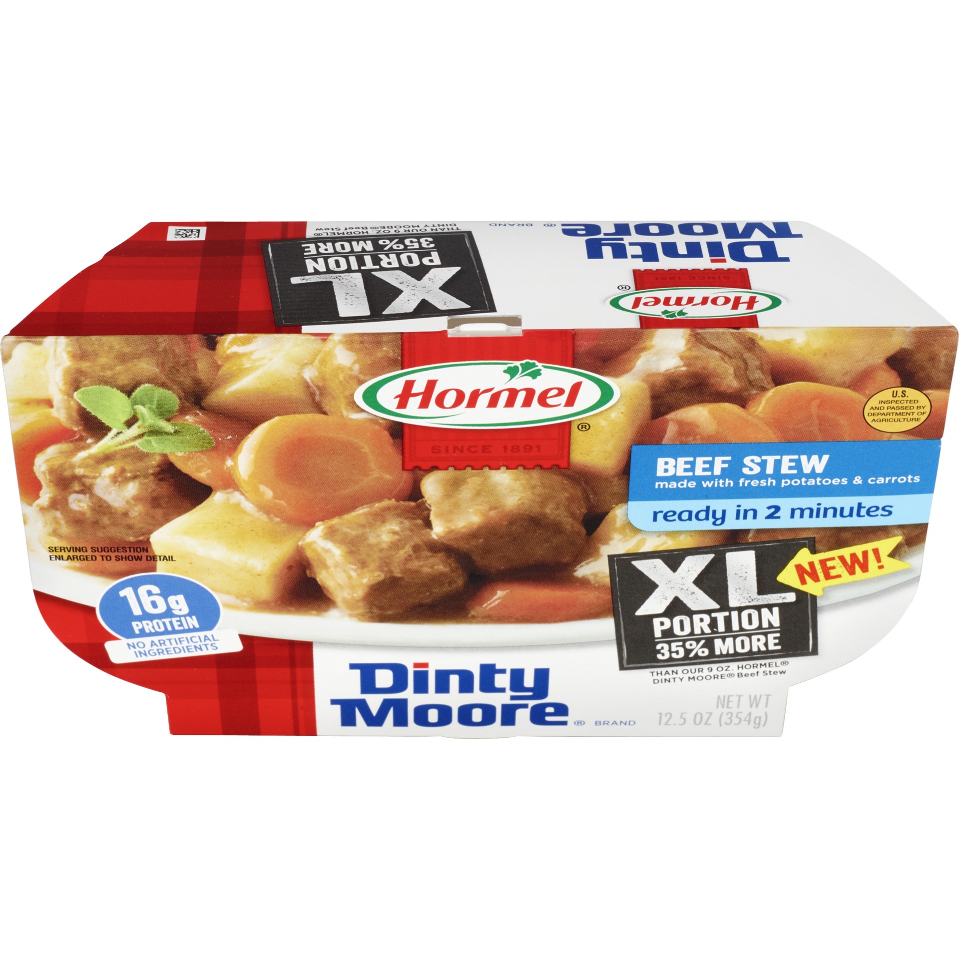 slide 1 of 8, Hormel DINTY MOORE XL Beef Stew, 12.5 oz