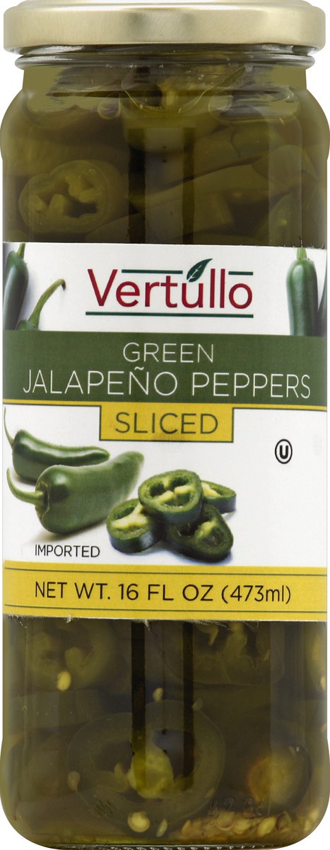 slide 1 of 3, Vertullo Jalapeno Peppers 16 oz, 16 oz