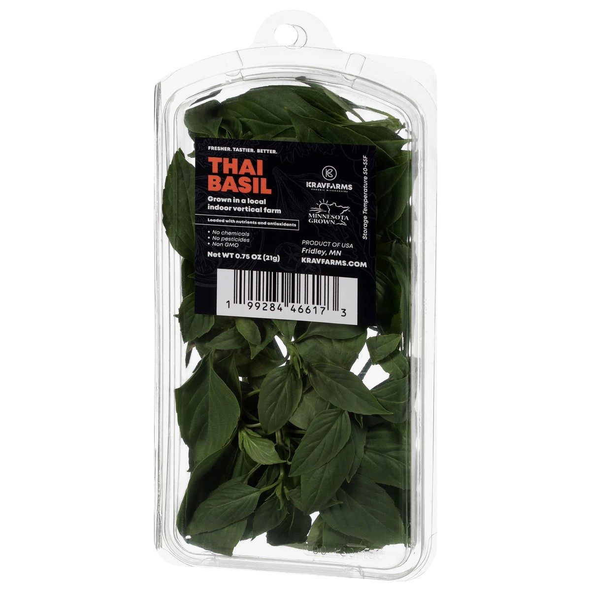 slide 4 of 4, Krav Farms Thai Basil 0.75 oz, 1 ct