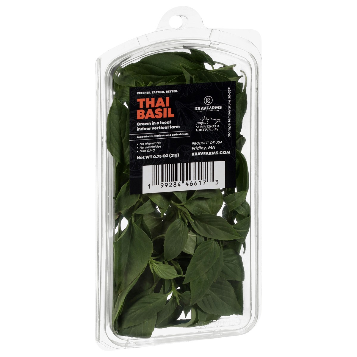 slide 3 of 4, Krav Farms Thai Basil 0.75 oz, 1 ct