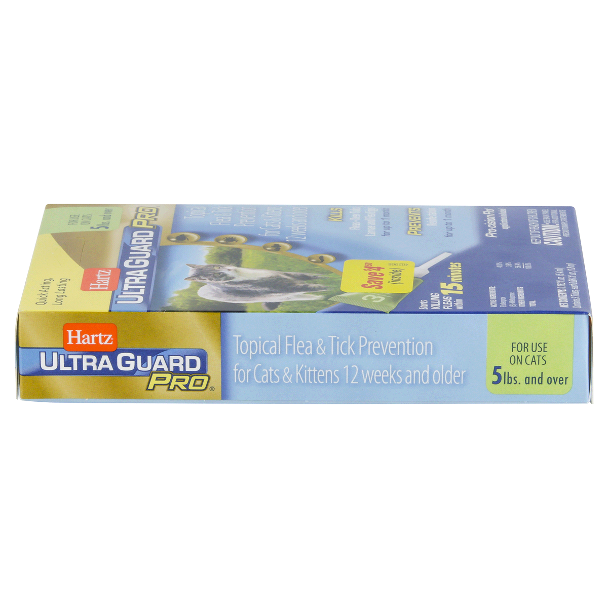 slide 3 of 4, Hartz Ultra Guard Cat Ro Flea Drops, 5 lb