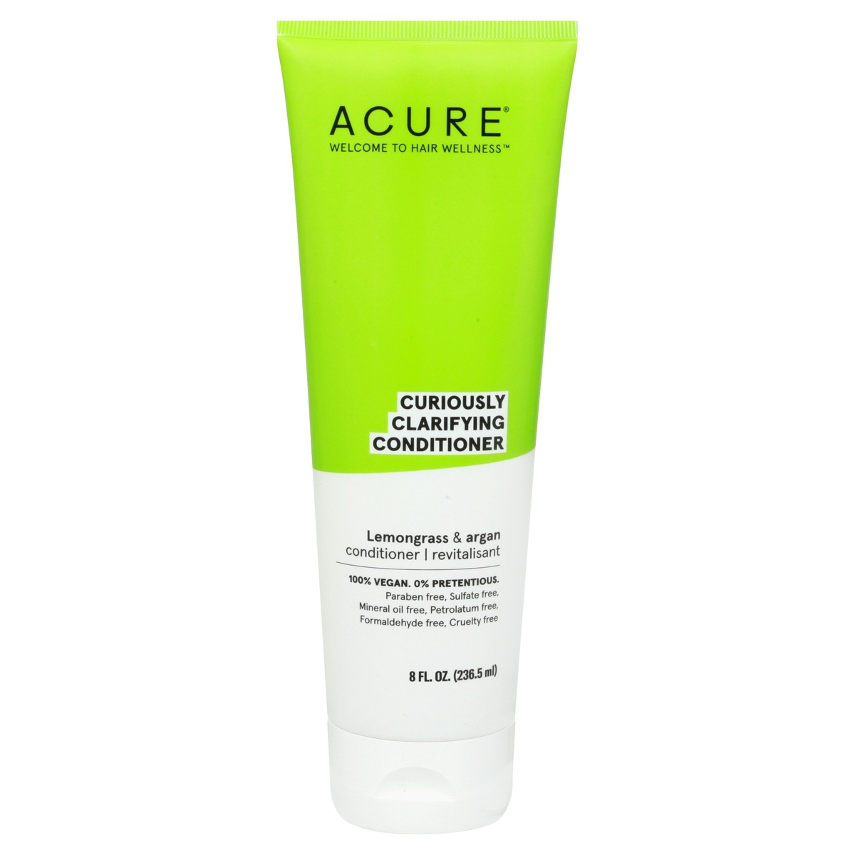 slide 1 of 1, ACURE Curiously Clarifying Lemongrass & Argan Conditioner, 1 ct