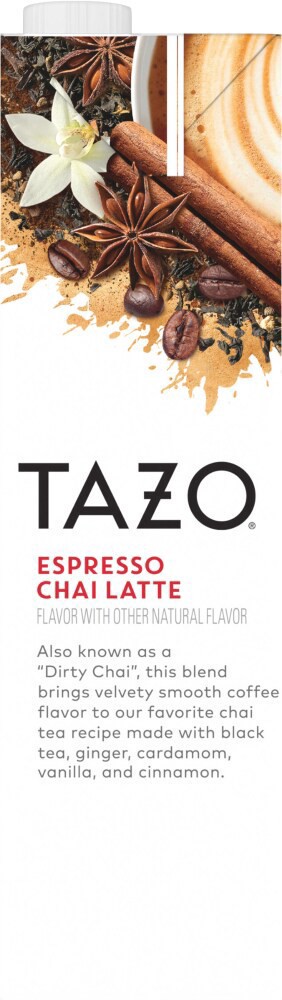 slide 4 of 5, Tazo Concentrate Espresso Chai Latte, 32 fl oz