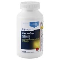 slide 1 of 1, Equaline Ibuprofen 200mg Tablets, 1000 ct