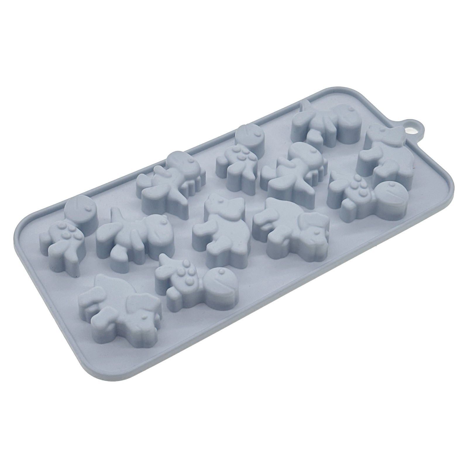 slide 2 of 4, Dinosaur Silicone Candy Mold By Makery, 8.85 in x 4.1 in x 0.55 in