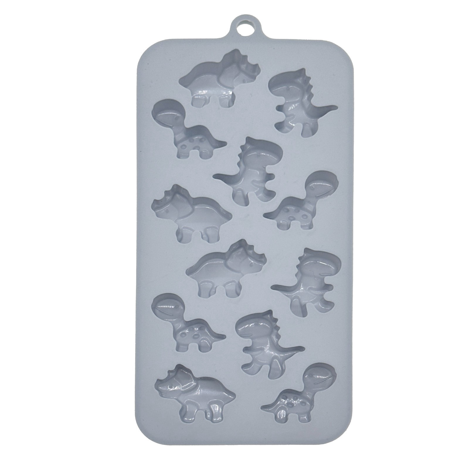 slide 4 of 4, Dinosaur Silicone Candy Mold By Makery, 8.85 in x 4.1 in x 0.55 in