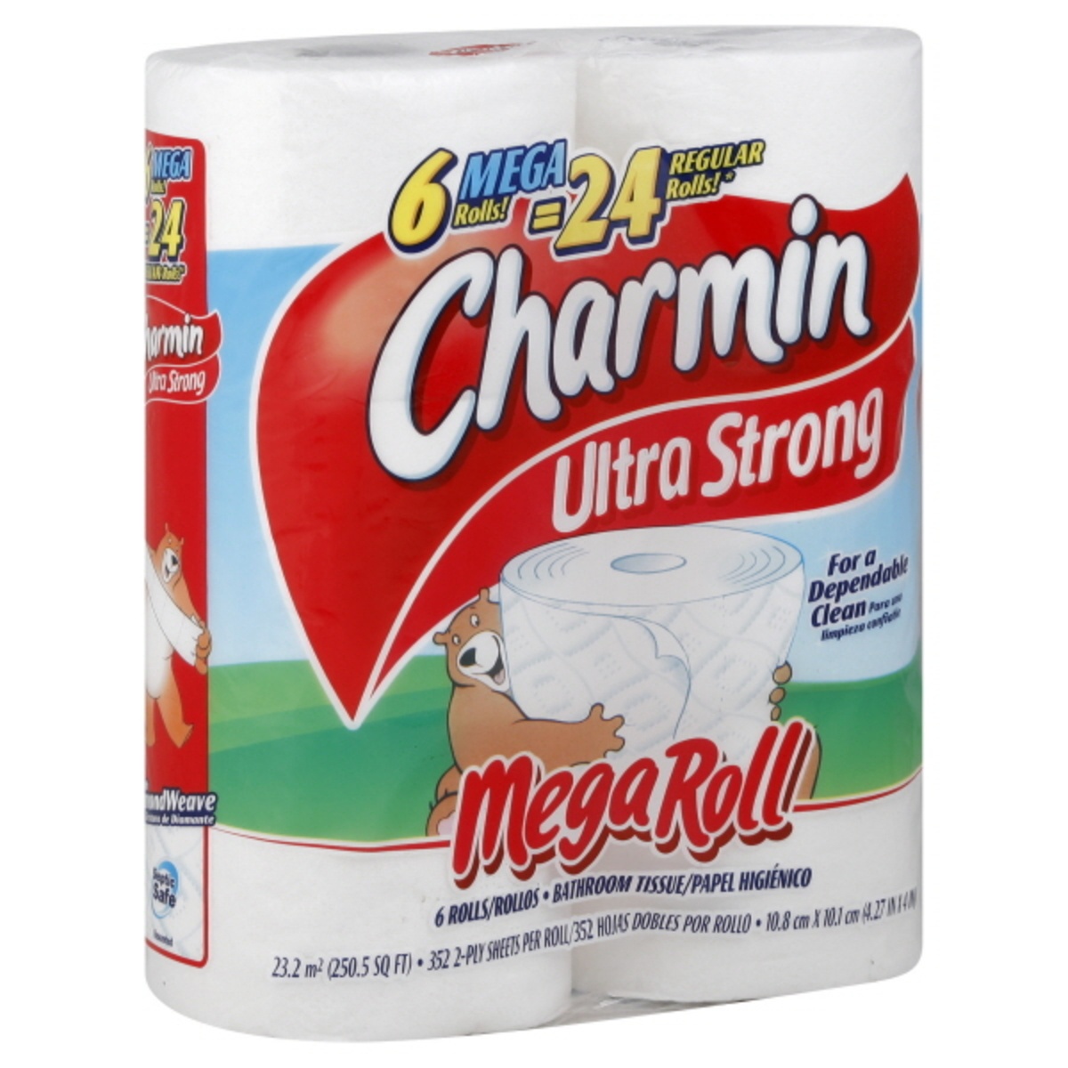 slide 1 of 1, Charmin Bathroom Tissue 6 ea, 1 ct