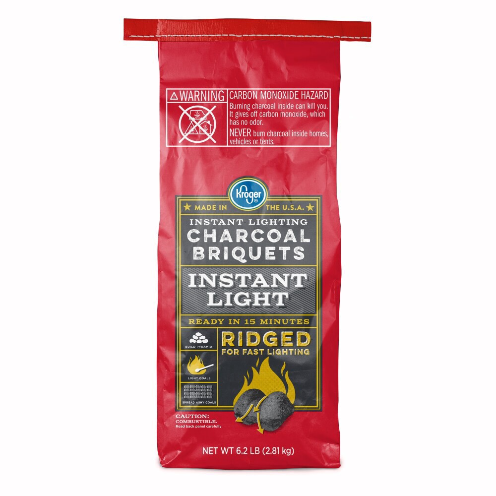 slide 3 of 4, Kroger Instant Light Charcoal Briquets, 6.7 lb