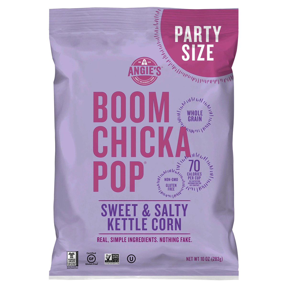 slide 1 of 1, BOOMCHICKAPOP Kettle Corn, Sweet & Salty, Party Size, 10 oz