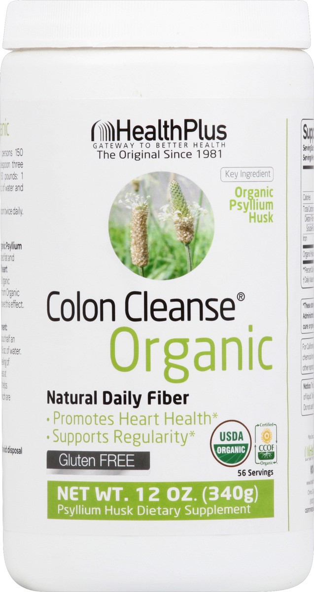 slide 2 of 2, Colon Cleanse Psyllium Husk 12 oz, 1 ct