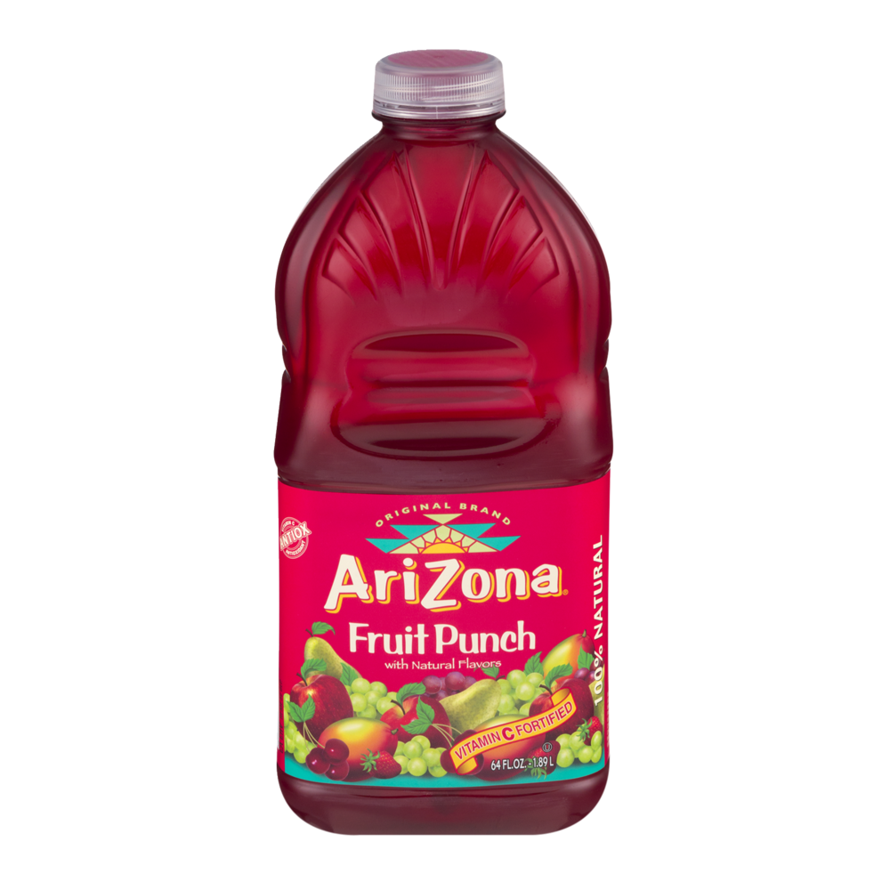 slide 1 of 4, AriZona Fruit Juice Cocktail Fruit Punch - 64 fl oz, 64 fl oz