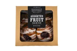 Schwartz Brothers Bakery Assorted Fruit Danish