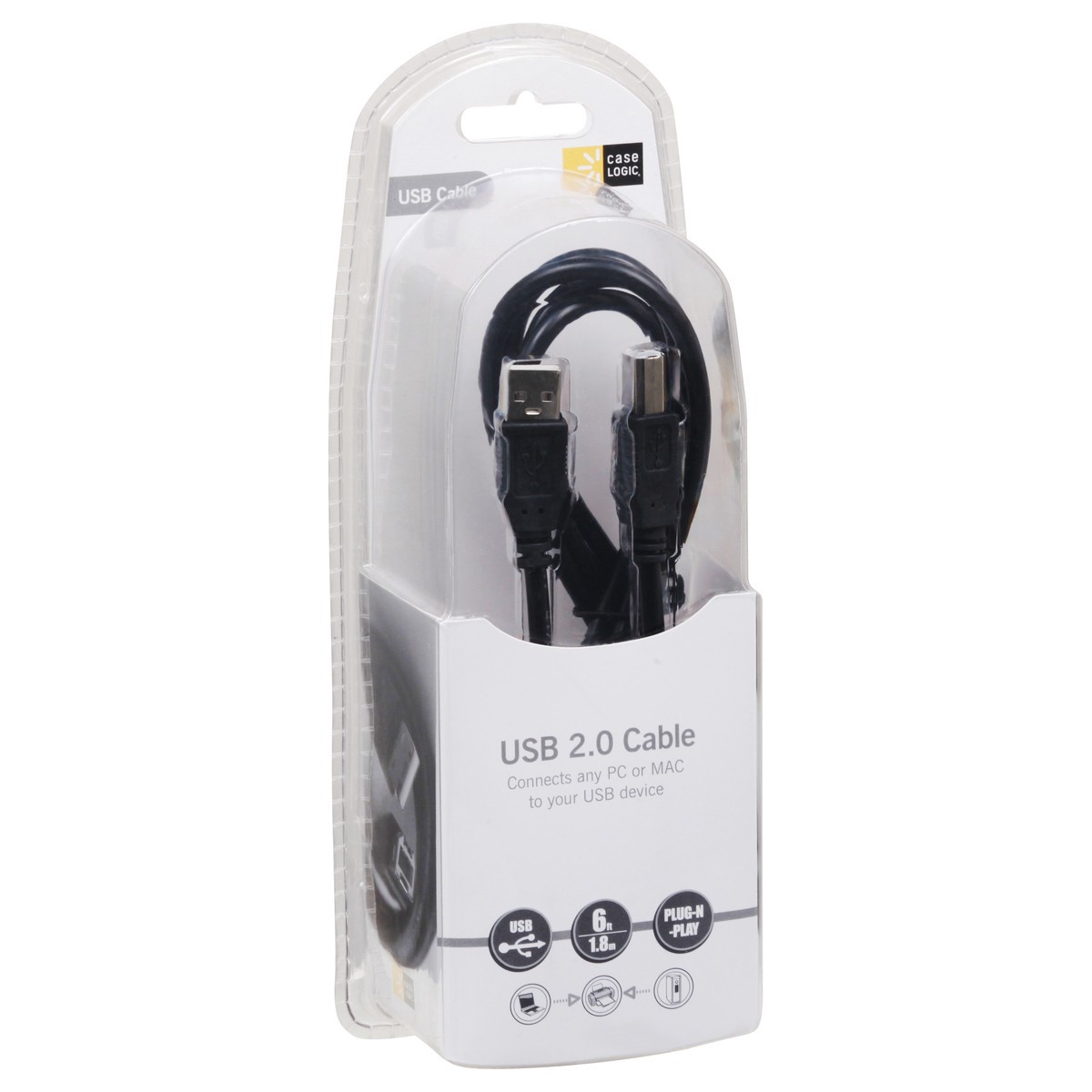 slide 3 of 11, Case Logic 2.0 USB Cable 1 ea, 1 ct