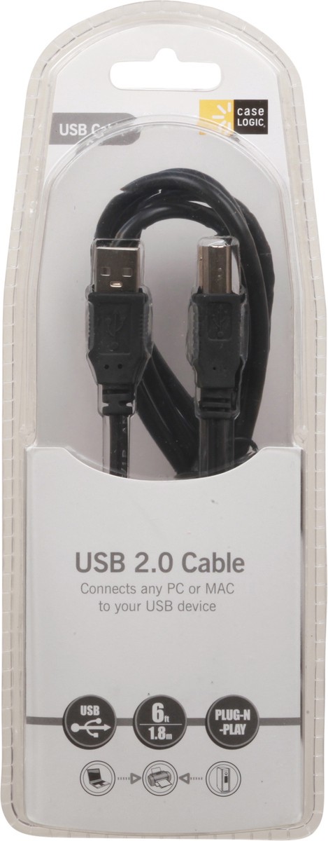 slide 8 of 11, Case Logic 2.0 USB Cable 1 ea, 1 ct