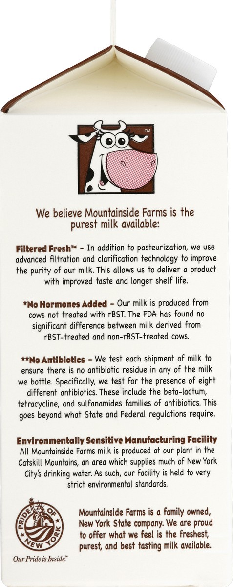 slide 4 of 6, Mountainside Farms 1% Low-Fat Chocolate Milk, 64 oz