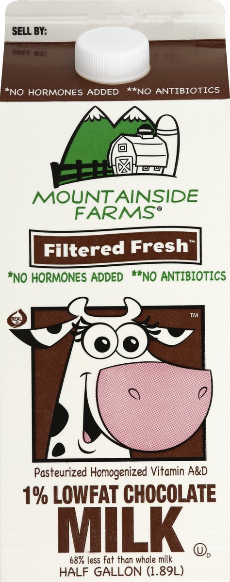 slide 6 of 6, Mountainside Farms 1% Low-Fat Chocolate Milk, 64 oz