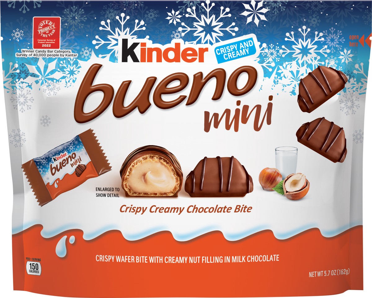 slide 6 of 7, Kinder Bueno Mini Crispy and Creamy Chocolate Bite 5.7 oz, 5.7 oz