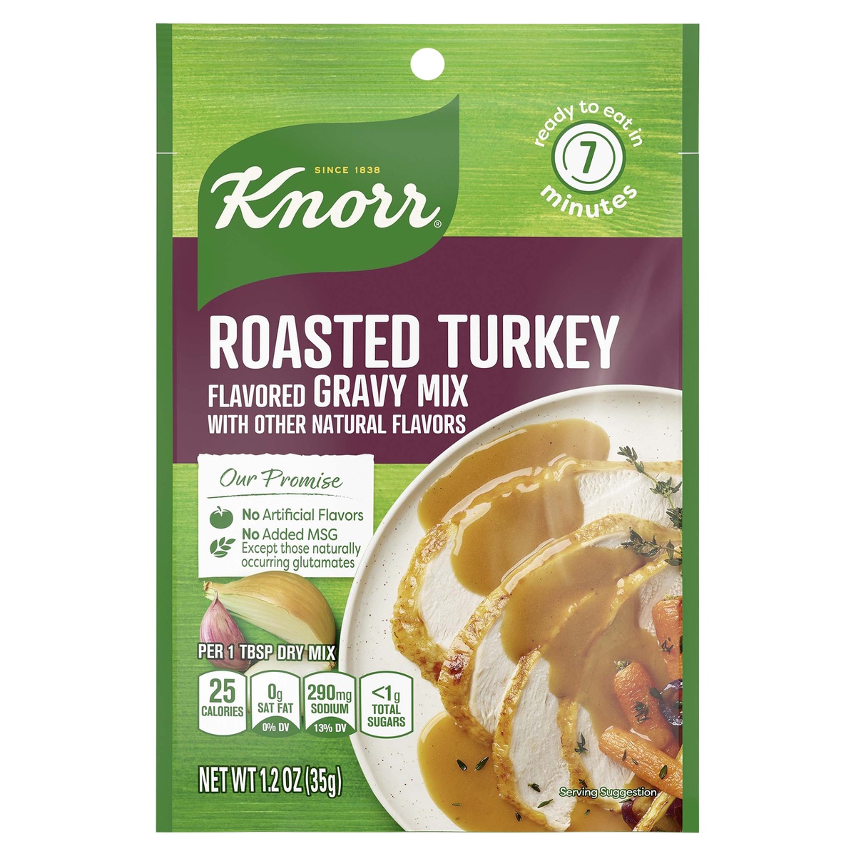 slide 1 of 1, Knorr Roasted Turkey Gravy Mix, 1.2 oz