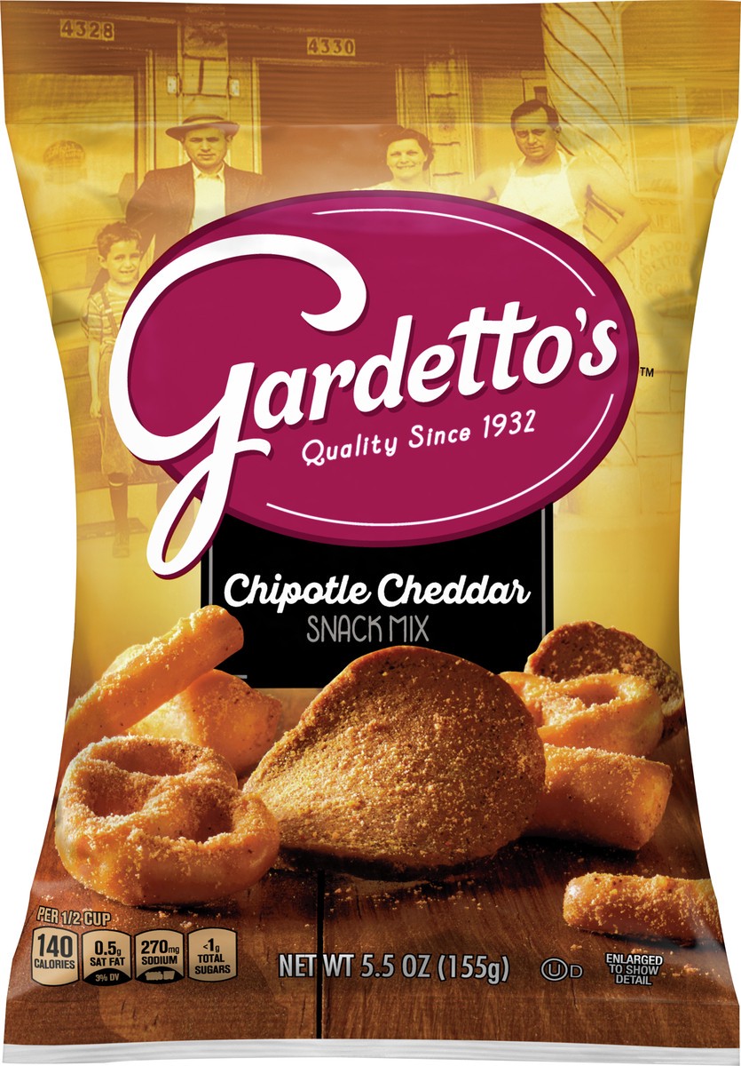 slide 7 of 9, Gardetto's, Chipotle Cheddar Snack Mix, 5.5 oz Bag, 5.5 oz