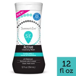 Summer's Eve Active Feminine Cleansing Wash, Cooling & Refreshing