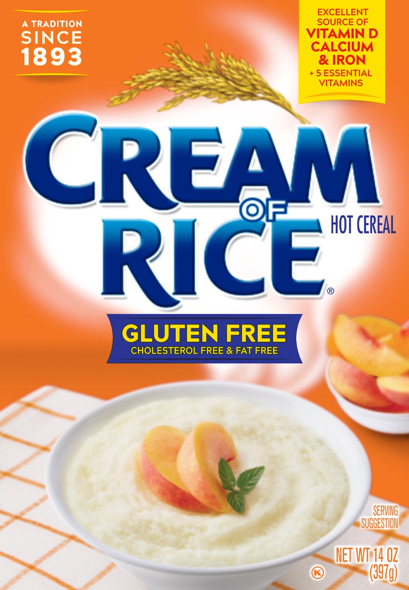 slide 5 of 7, Cream of Rice Gluten Free Hot Cereal, Kosher, 14 OZ Box, 14 oz