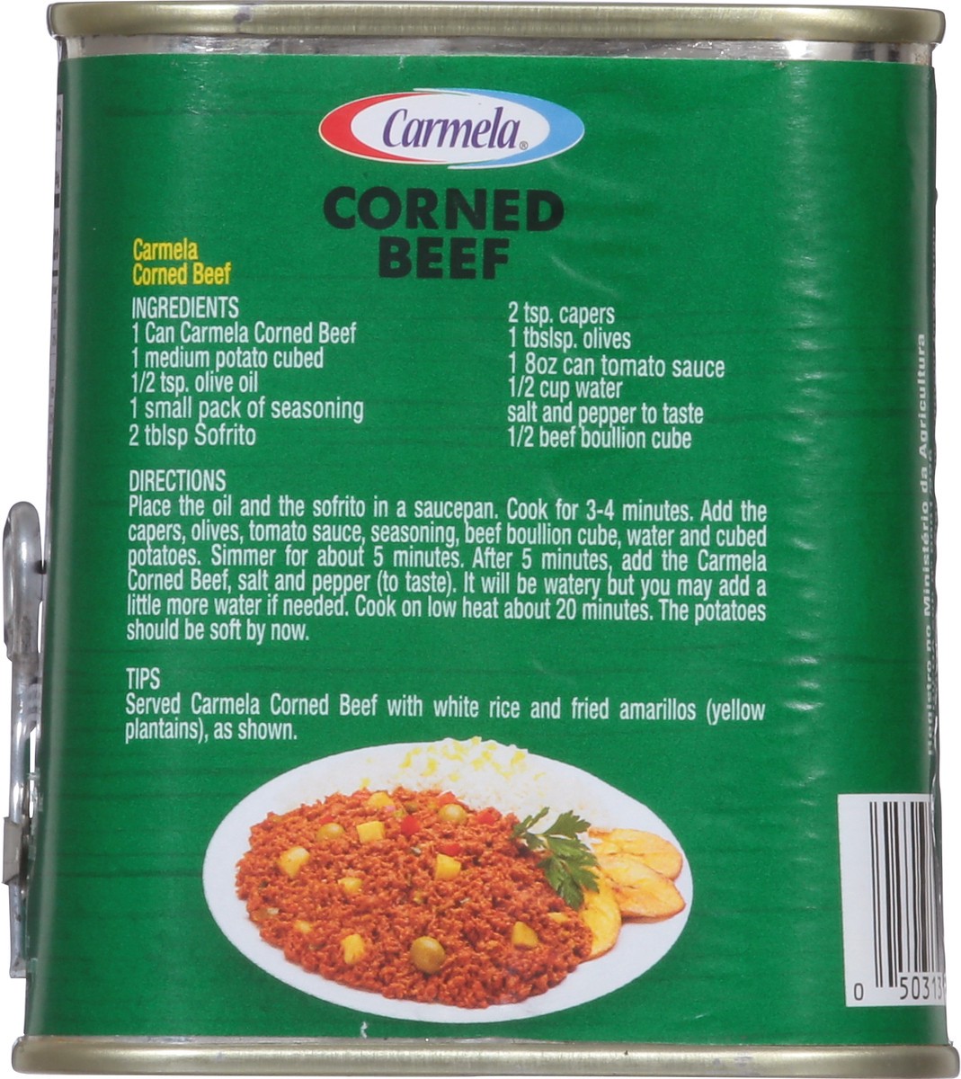 slide 10 of 14, Carmela Corned Beef 12 oz, 3 oz