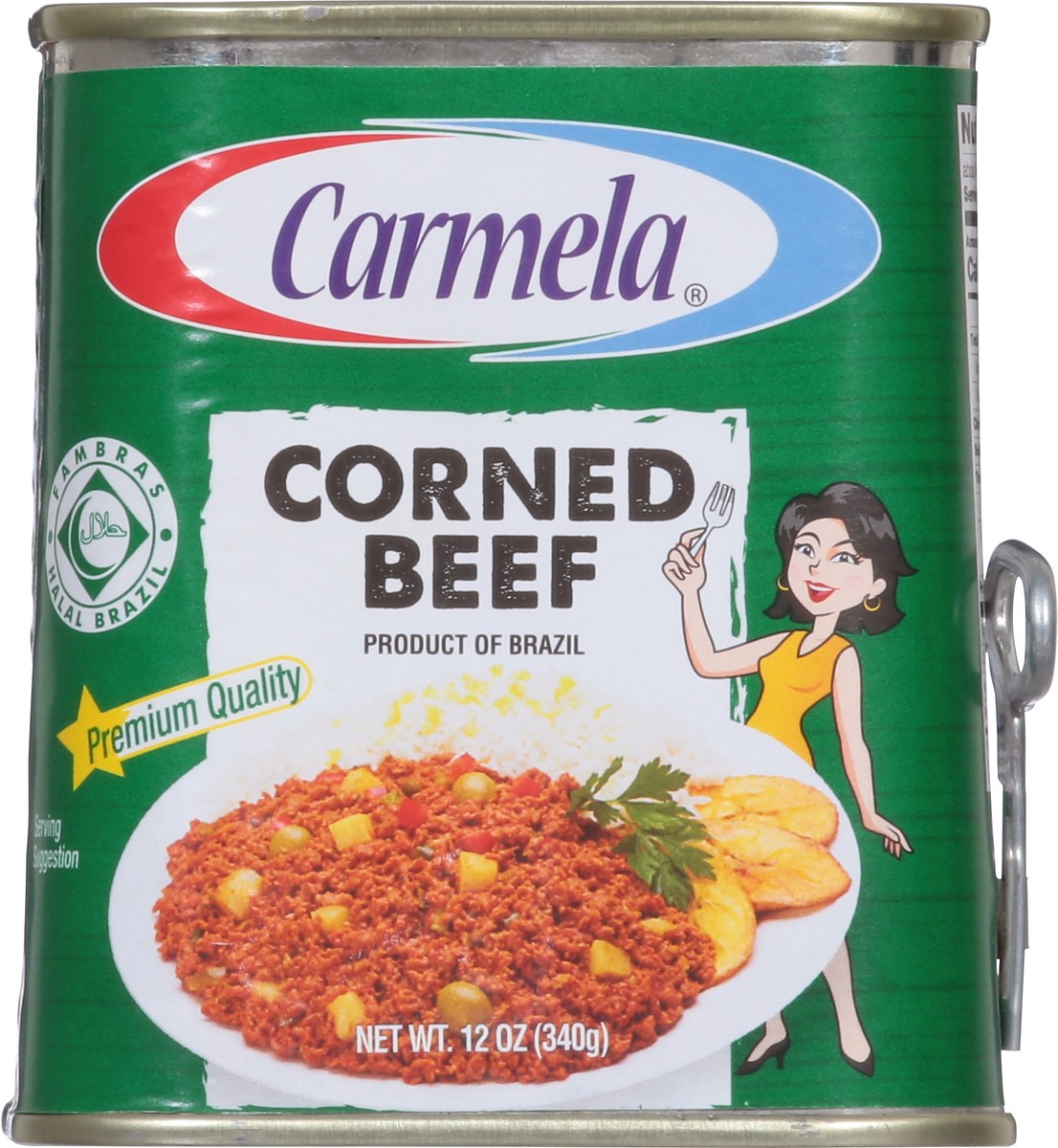 slide 3 of 14, Carmela Corned Beef 12 oz, 3 oz