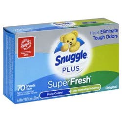 Snuggle Super Fresh Original Dryer Sheets 70 ea