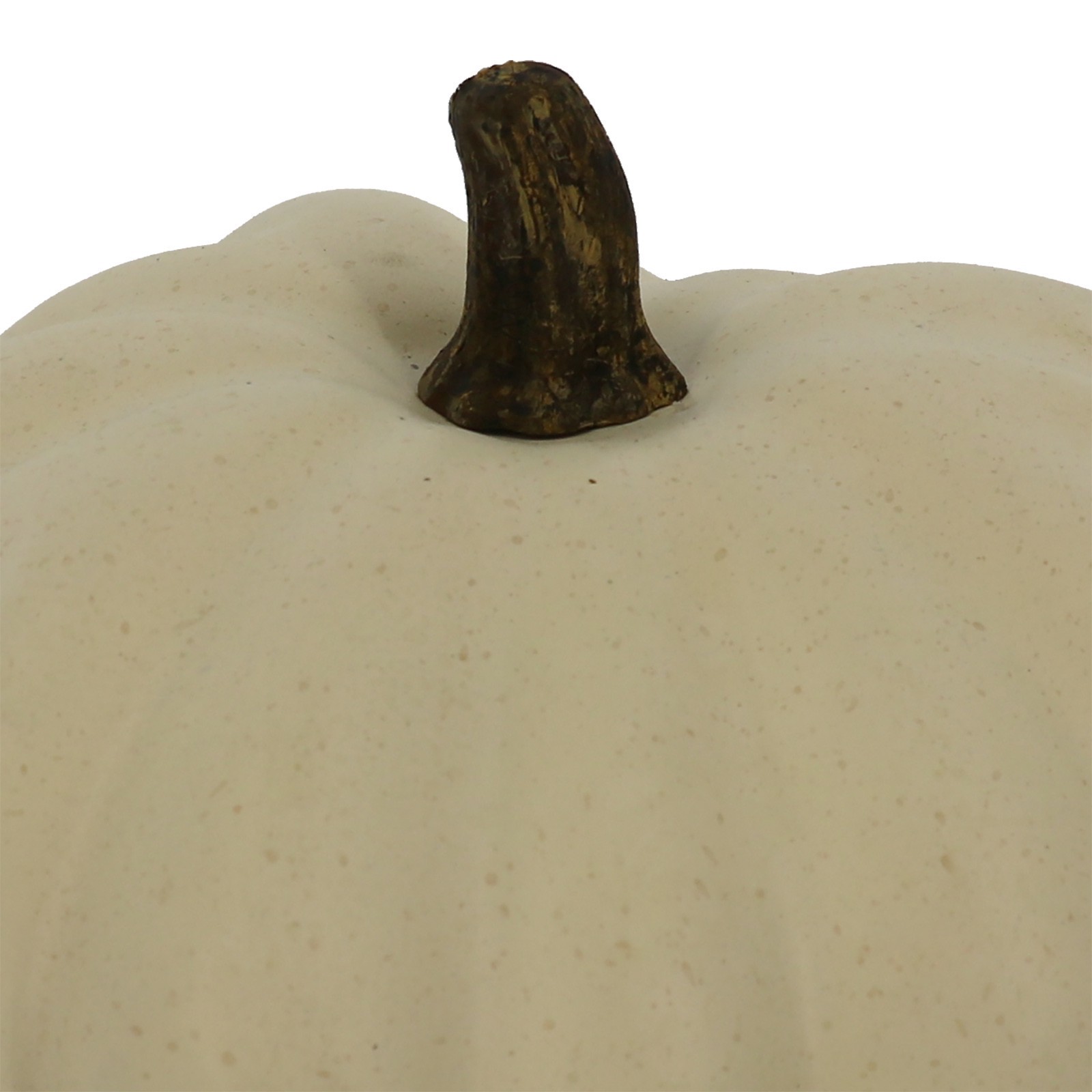 slide 2 of 2, 9" Cream Decorative Pumpkin By Ashland, 9 in