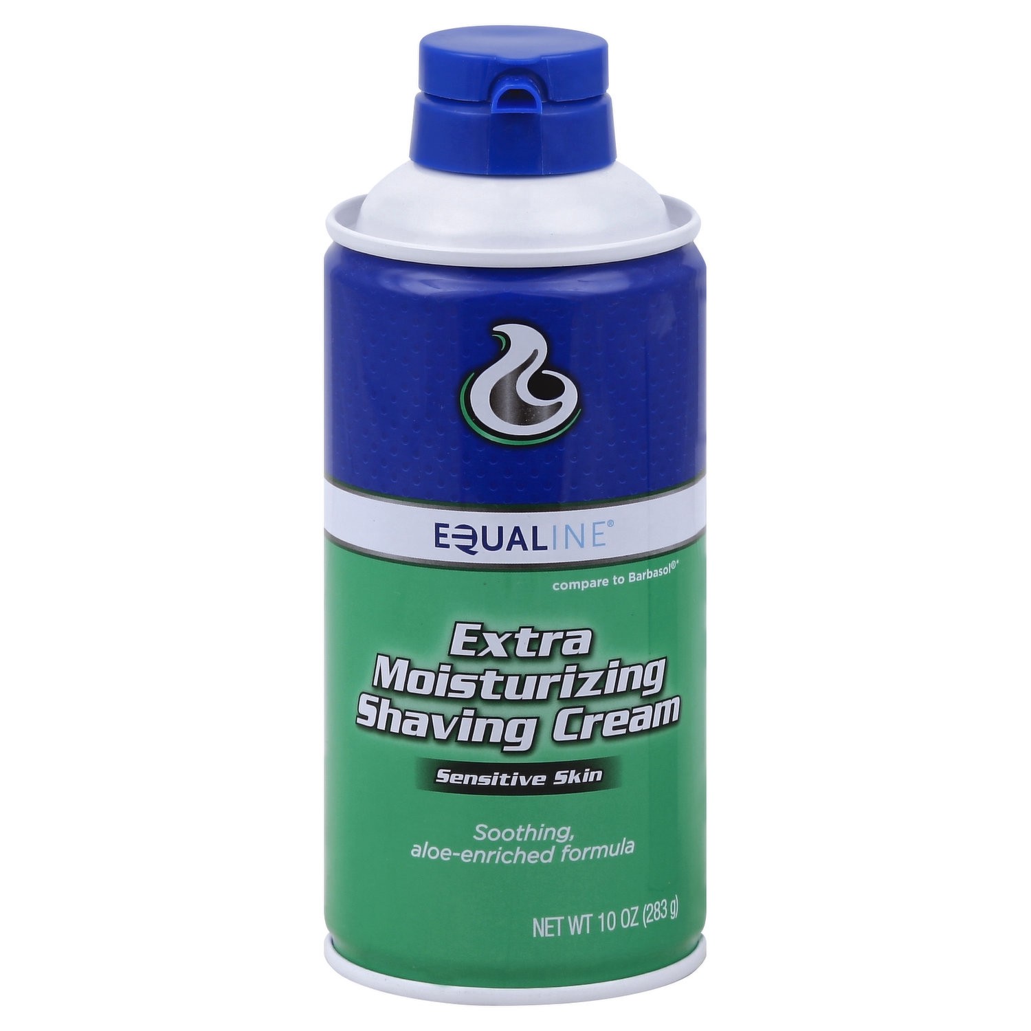 slide 1 of 1, Equaline Shaving Cream, Extra Moisturizing, Sensitive Skin, 10 Ounce, 10 oz