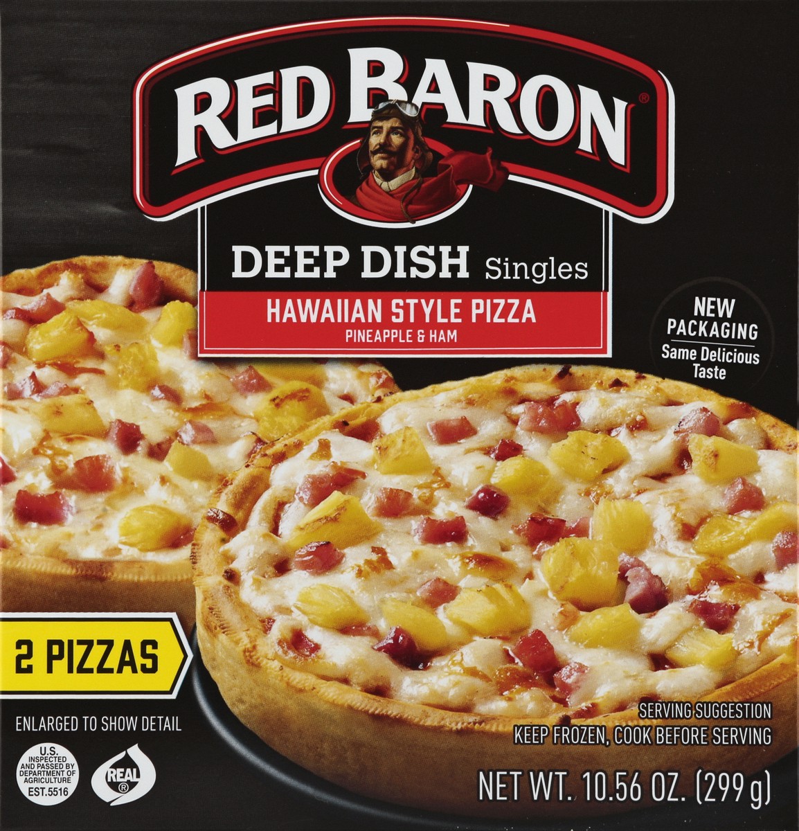slide 3 of 5, Red Baron Pizza 2 ea, 2 ct
