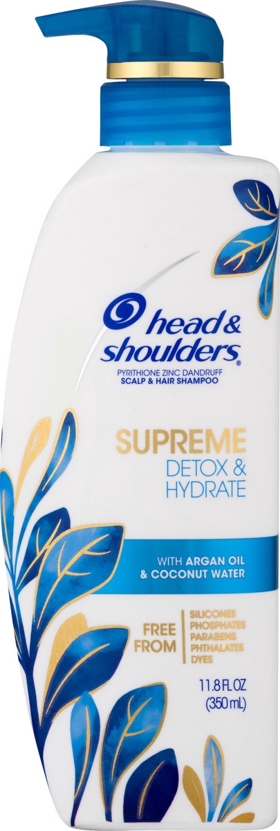 slide 6 of 11, Head & Shoulders Supreme Detox & Hydrate Scalp & Hair Shampoo 11.8 oz, 11.8 oz