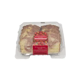 Cake Loaf Slice Strawberry - Each